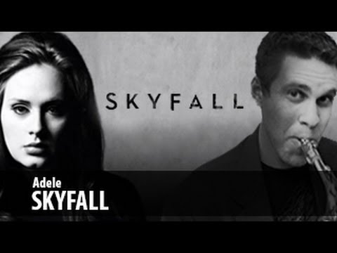 saxophone - SUBSCRIBE http://bit.ly/BriansThingYT My favorite song out right now... Skyfall by Adele. It was a pretty cool movie too. I'm a big James Bond fan. I receive...