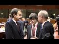 EUX.TV - http://bit.ly/bL8HUE BRUSSELS - The president of the European Council, Herman van Rompuy, on Thursday kicked off another key meeting in Brussels on the Europ...