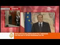 silvio berlusconi resigned from the post of italy's prime minister reluctantly on saturday, bowing to market pressures. in a video message televised on sunday, berlusconi said he was pleased that the government had passed the budget vote in record time with more than 50 per cent of the reforms that were asked by the eurozone, in a demonstration that italy will and can fulfill the measures as needed by its european partners.