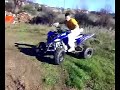 Ale gazosa con quad yamaha raptor 700
