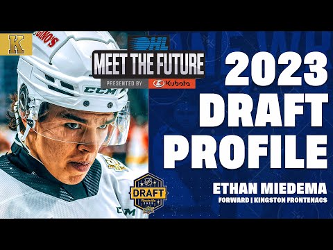 2023 NHL Draft Spotlight: Ethan Miedema (Kingston Frontenacs)