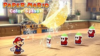 Plenty of Paper Mario Color Splash footage