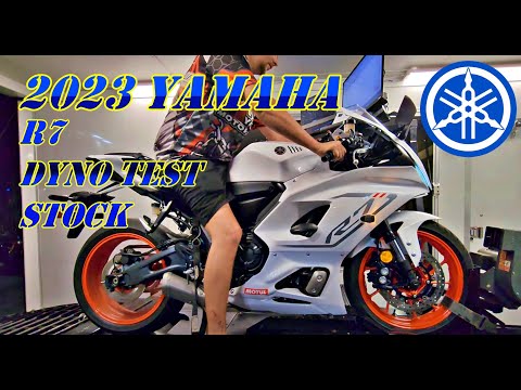 2023 Yamaha R7 Dyno Test "Stock"