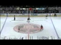 Callahan Breaks Leg on Chara Slap Shot
