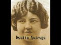 tango argentino written by Carlos C. Lenzi and Edgardo Donato Rosa Rodríguez Quiroga de Capiello (1901 - 1984) opened along with Azucena Maizani the way for women singers in the golden age of tango music. She made an impressive number of recordings in the 1920s and 1930s and was the first female tango singer to appear on the radio. In half-light: An absolute tango classic, evoking love in an apartment at 348 Corrientes Street (a fictitious address, but as with Sherlock Holmes' flat in Baker Street, London, the number has long since been placed on the appropriate wall). 'The furniture's from Maples' - then a shop in Buenos Aires as well as in London. The phone number of the legendary apartment is JUNCAL 1224. The autor of the lyric was a Uruguayan lawyer and diplomat.