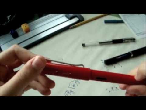 how to fill lamy safari