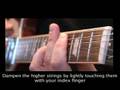 string dampening (guitar lesson)