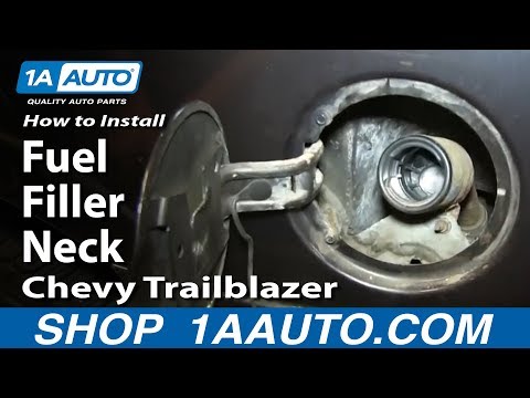 How To Install Replace Rusty Fuel Filler Neck 2002-04 GMC Envoy Chevy Trailblazer