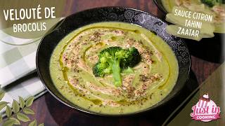 Velouté de Brocolis, Crème Citron Tahini Zaatar | La recette qui va vous faire aimer le brocoli 🥦