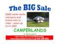 Camperlands August Sale ad.