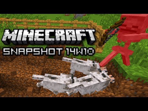 Minecraft: Skeleton Killers, Exploding Arrows, and More! (Snapshot 14w10b)