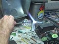 Glassblowing lessons oil rig lamp stamper asThMatic Techno remix bowl pipe JC Graffiti