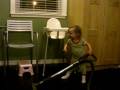 Zoe Elise Walters 23 mo. - Vacuum machine