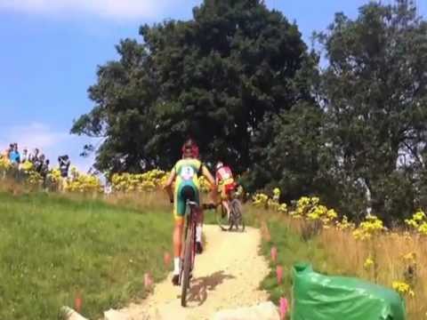 Nino Schurter & Jaroslav Kulhavy – Olympic MTB Race – Hadleigh Farm Nino Schurter & Jaroslav Kulhavy – Olympic MTB Race – Hadleigh Farm