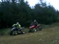 300ex vs raptor 350r in triangle quad...