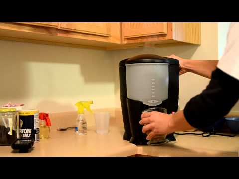 Coffee making with Hamilton Beach coffee maker