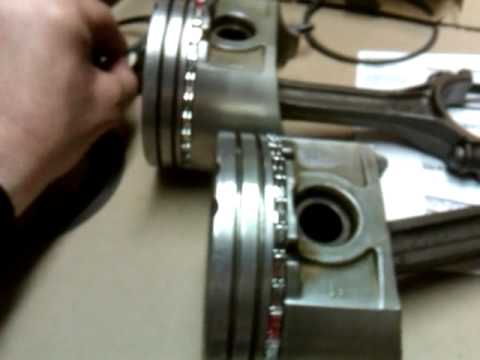 4 cyl 2.5 chevy engine rebuild =how to install piston rings