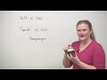 TALK, SPEAK, TELL - What's the difference?