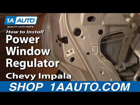 How To Install Repair Replace Power Window Regulator Chevy Impala 00-05 1AAuto.com