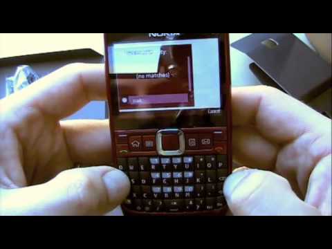 Nokia E63 Unboxing and Hands-