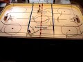 Table Hockey in Action    3 Goal Game
