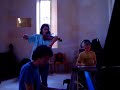 Playing at Christ Church - Jerusalem, Israel