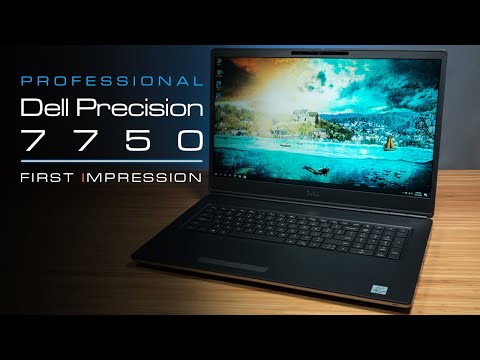 Dell Precision 7750 (2020) Unboxing and First Impression