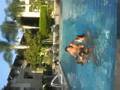 videos de nicoles bactuck basket toss in pool