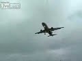 Pouso de um A320 com vento través na Alemanha