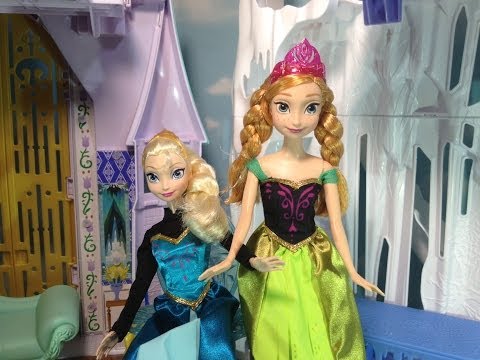 Disney Frozen Color Magic Doll Comparison with Queen Elsa & Princess Anna Toiy Dolls