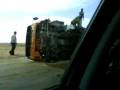Truck Crach On side