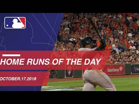 Video: Home Runs of the Day - October 17, 2018