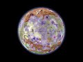 Rotating Globe of Io Geology
