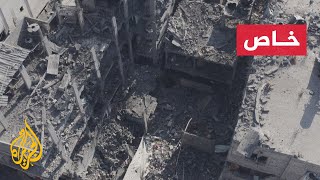 لقطات حصرية تظهر آثار قصف الاحتلال الإسرائيلي في مخيم الشاطئ غربي غزة