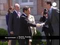 euronews.net french president nicolas sarkozy and his wife carla bruni being welcomed by king juan carlos and his wife queen sofia in spain