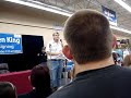 Stephen King at Walmart in Dundalk, Maryland, November 11, 2009 Questions: 1: What is your favorite story you have written? 2: Will Under the Dome be a movie? 3: Whats the status of the Talisman adaptation? 4: Will your next book be about dundalk, md? 5: Any plans to continue dark tower? 6: How long have you been writing? 7: Will it be returning since its been almost 28 years since it? 8: Do you shop at Walmart? 9: How do you find your inspiration? 10: Any more comics coming out? 11: Do you ...