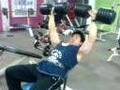 Incline db press