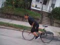 skidin down a hill