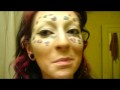 This is my contest entry for Fafinettex3's Halloween contest!! I was inspired by Lisa Frank!!!! I hope you all enjoy it!!! If so.. show your support and put in your vote!!! Here is a link to Petrilude's eyebrow covering where he shows you the glue stick way and the spirit gum & wax way!! www.youtube.com