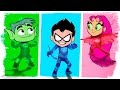 Teen Titans Go! as PJ Masks Coloring Pages | Fun Coloring Videos For Kids Teen Titans Go! as PJ Masks Coloring Pages | Fun Coloring Videos For Kids