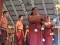 Maori singing and dancing