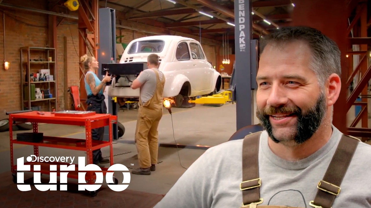 Grandes avanços na transformação do Fiat 500 | Viciado em Motores Goblin Garage | Discovery Turbo