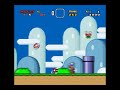 super mario world for the snes in reverse. mario reversely going back to beginning as usual, struggling as he goes through some of the parts in the game. the music sounds so different backwards, especially the overworld theme in my opinion.