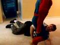 HILARIOUS SPIDERMAN KARATE WRESTLING 6 YR VS 36 YR PART 2