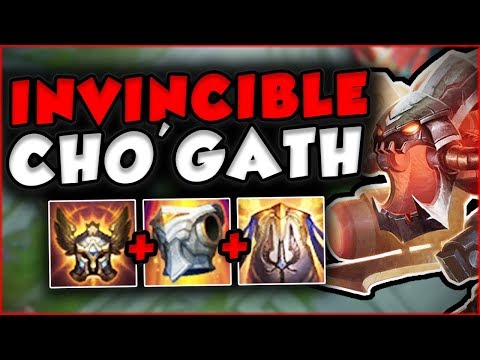 Gameplay Cho'Gath top tank được làm lại cực trâu bò
