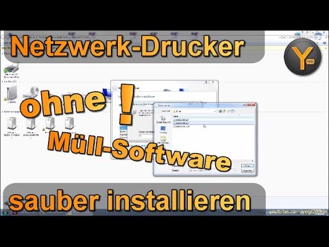 Windows: Netzwerk-Drucker sauber installieren (ohne unnötige Hersteller-Software)