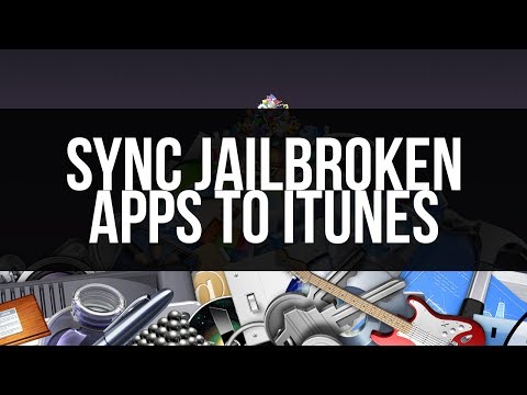 how to sync jailbroken apps to itunes
