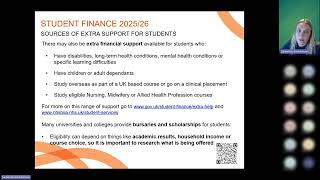 Recording- Student Finance Webinar