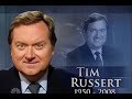 TIM RUSSERT Brian Williams REMEMBERS colleague 06-13-08