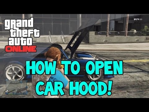 how to open hood of car